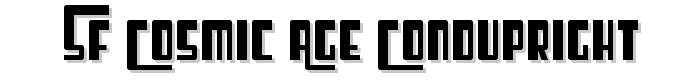 SF Cosmic Age CondUpright font